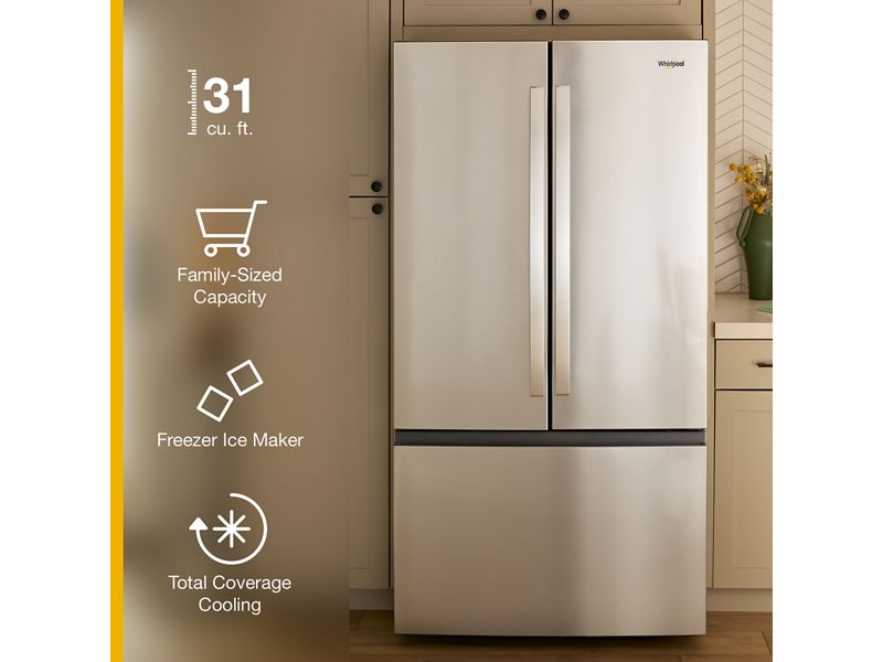Whirlpool WRFF3136SZ French Door Refrigerator -