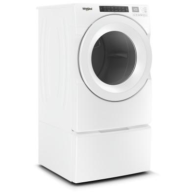 27" Whirlpool 7.4 Cu. Ft. Front Load Electric Dryer With Intiutitive Touch Controls - YWED5620HW