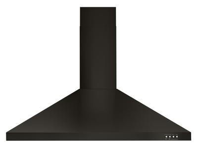 36" Whirlpool Contemporary Black  Stainless Wall Mount Range Hood - WVW53UC6HV
