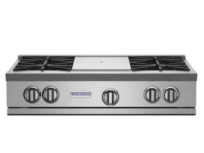 36" BlueStar RNB Series Rangetop with 12 French Top - RGTNB364FTV2