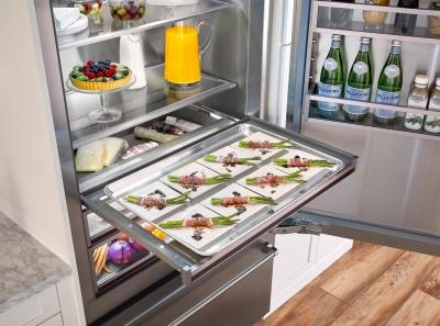 36" BlueStar Pro Built-in Refrigerator Right Swing - BBB36R2