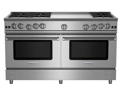 60" BlueStar RNB Series Gas Range with 24 Griddle - RNB606GV2