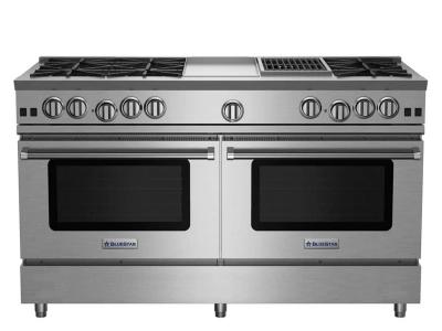 60" BlueStar RNB Series Gas Range with 12" Griddle & Charbroiler - RNB606GCBV2