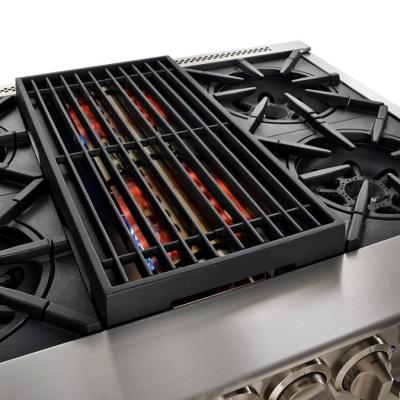 36" BlueStar Platinum Series Rangetop with Gridle in Natural Gas - BSPRT366B