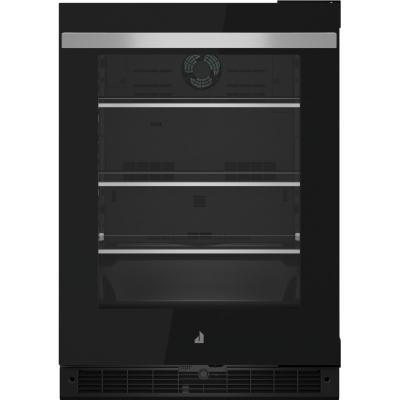 24" Jenn-Air NOIR Under Counter Glass Door Refrigerator, Right Swing - JUGFR242HM