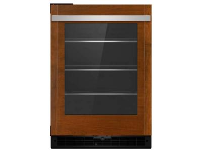 24" Jenn-Air Panel-Ready Under Counter Glass Door Refrigerator, Right Swing - JUGFR242HX