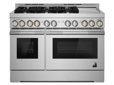 48" Jenn-Air Rise Gas Professional-Style Range With Chrome-Infused Griddle - JGRP548HL