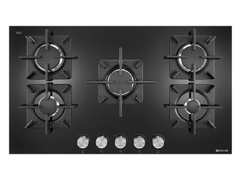 Jenn-Air JGC2536EB 36 Glass 5-Burner Gas Cooktop 