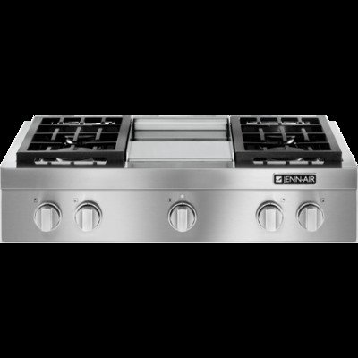 36" Jenn-Air Pro-Style Gas Rangetop With Griddle - JGCP536WP