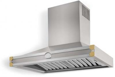 36" La Cornue CornuFé 90 Series  Wall Mount Chimney Range Hood - H9IF