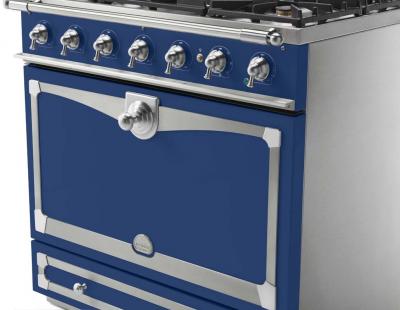 36" La Cornue CornuFe 90 Series Freestanding Dual Fuel Range - C9RN