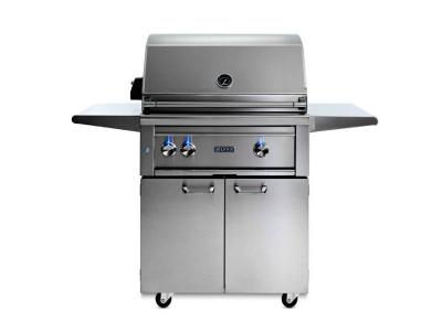 30" Lynx Professional Freestanding Grill With 1 Trident Infrared Burner And 1 Ceramic Burner And Rotisserie - L30TRF-NG