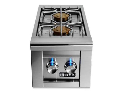 Lynx Professional Double Side-Burners For Built-in Grills - LSB2-2-NG