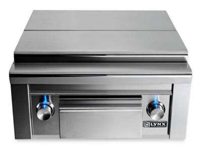 Lynx Professional Prep Center With Double Side Burner - LSB2PC-1-LP