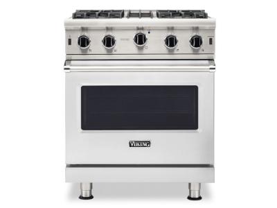 30" Viking Professional Open Burner Gas Range - VGIC53024BSS