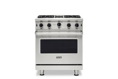 30" Viking Professional Open Burner Gas Range - VGIC53024BSS