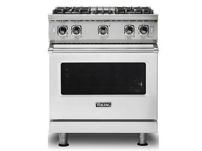 30" Viking 5 Series Sealed Burner Gas Range - VGR5304BSS