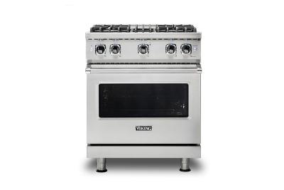 30" Viking 5 Series Sealed Burner Gas Range - VGR5304BSS