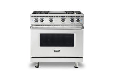 36" Viking 5 Series Gas Range-VGR5366BSS