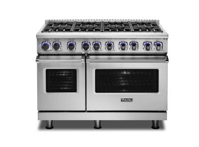 48" Viking 7 Series Pro-Style Freestanding Sealed Burner Gas Range - VGR74826GSS