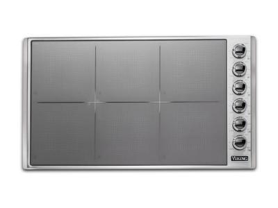 36" Viking Professional 5 Series Stainless Steel All-Induction Cooktop - VICU53616BST