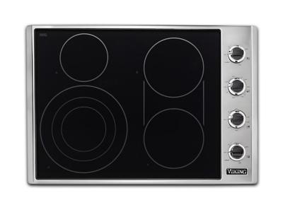 30" Viking Electric Radiant Cooktop - VECU53014BSB