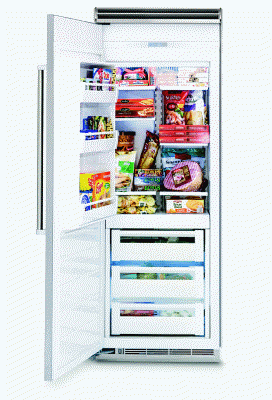 30" Viking Built In Upright Counter Depth Freezer with 15.9 cu. ft. Capacity - FDFB5303L
