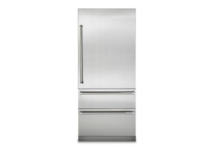 36" Viking Fully Integrated Bottom-Freezer Refrigerator - VBI7360WRSS