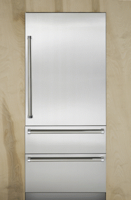 36" Viking Fully Integrated Bottom-Freezer Refrigerator - VBI7360WRSS