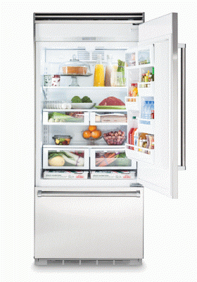 36" Viking  Counter Depth Built In Refrigerator with 20.4 cu. ft. Capacity - FDBB5363EL