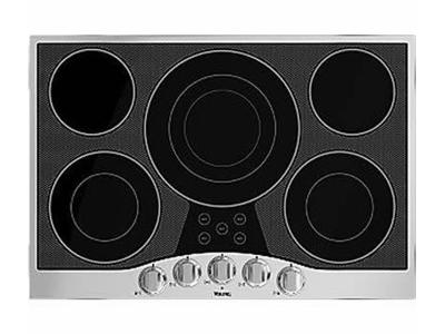 30" Viking Electric Smoothtop Style Cooktop with Hot Surface Indicator - RVEC3305BSB
