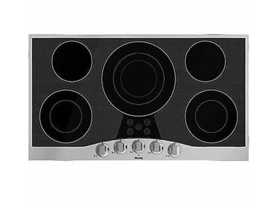 36"  Viking Electric Smoothtop Style Cooktop with Hot Surface Indicator - RVEC3365BSB