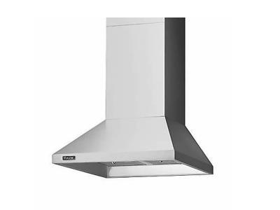 30" Viking  Chimney Wall Hood And Ventilator - RVCH330SS