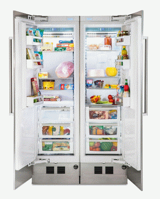 24" Viking Virtuoso Series Counter Depth Refrigerator Column with 12.9 cu. ft. Capacity - MVRI7240WRSS