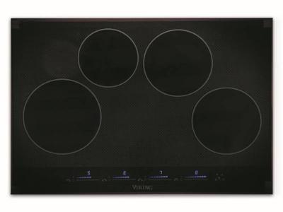 30" Viking Virtuoso 6 Series Built-in Induction Cooktop With MagneQuick Induction Elements - MVIC6304BBG