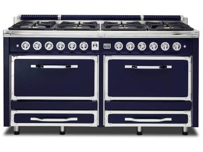 66" Viking Tuscany Series Freestanding Dual-Fuel Range With Eight Burners - TVDR6608BDB