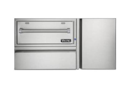42" Viking Outdoor Convenience Center with Warming Drawer - VQEWD5420SS