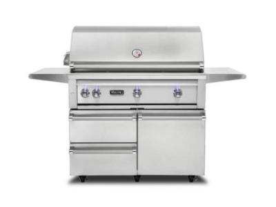 42" Viking Freestanding Gas Grill (Liquid Propane) - VQGFS5420LSS