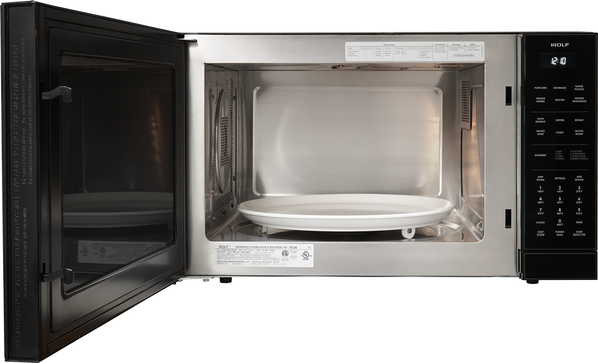 Wolf 24 Standard Microwave Oven (MS24)