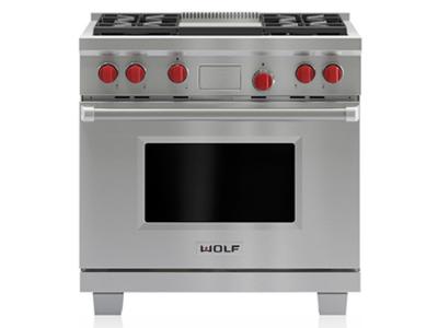 Wolf GR484DG - 48 Gas Range - 4 Burners w/Double Griddle