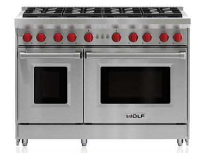 48" Wolf  Pro-Style Gas Range - 8 Burners - GR488