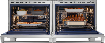 60" Wolf Dual Fuel Range 4 Burners, Infrared Griddle and French Top - DF604GF