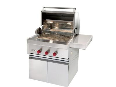 Wolf  30" Heavy Duty Stainless Steel Outdoor Grill  - CART30