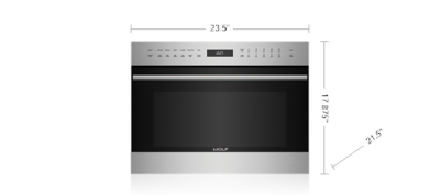 24" Wolf E Series Transitional Speed Oven - SPO24TE/S/TH