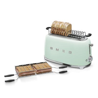 SMEG 50's Retro Style Aesthetic 4x2 Slice Toaster - TSF02PGUS