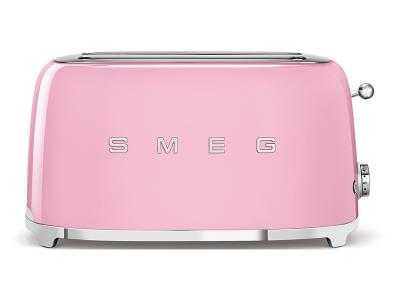SMEG 50's Retro Style Aesthetic 4x2 Slice Toaster - TSF02PKUS