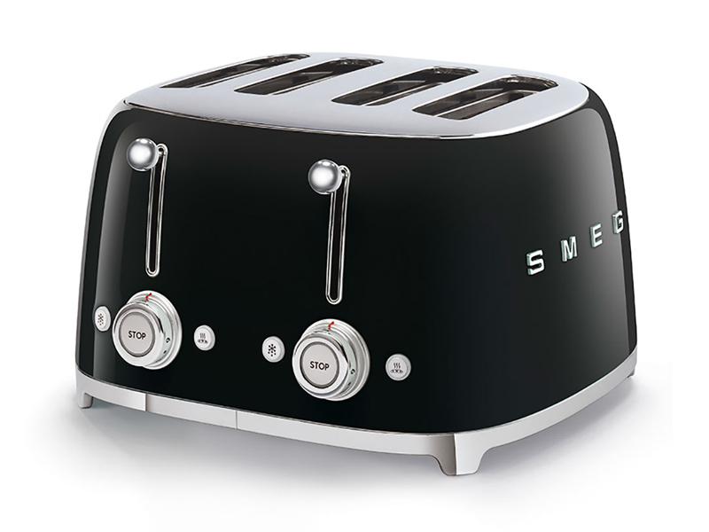 SMEG 1950s Retro Style Aesthetic 2 Slice Toaster - Cream