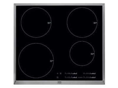 24" Aeg Induction cooktop with stainless steel trim - HK654200XB