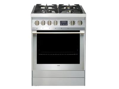 24” AEG Freestanding Dual Fuel Range Stainless Steel  - 4006G-M