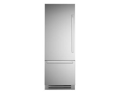 30" Bertazzoni Professional Series Counter Depth Bottom Freezer Refrigerator - REF30PIXL